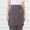 Summer Apron Canvas Waterproof Half Apron Waiter Uniform with Pocket for Waitress Or Baking Mats 8 Colors Size 53*65cm
