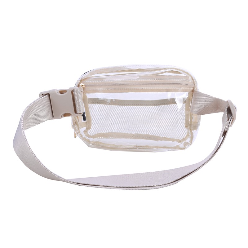 Clear Fanny Pack Belt Bag For Women Men Transparent Waist Pouch With Adjustable Strap Chest Bags For Workout Shopping Travel New