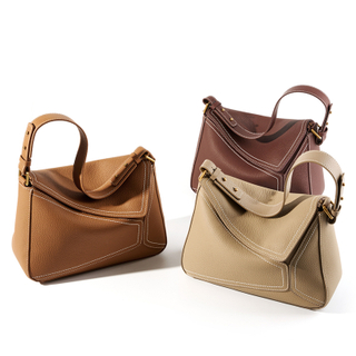 Genuine Leather Underarm Shoulder Bags For Women 2024 Geometric Design Luxury Crossbody Purses Cowhide Ladies Handbag