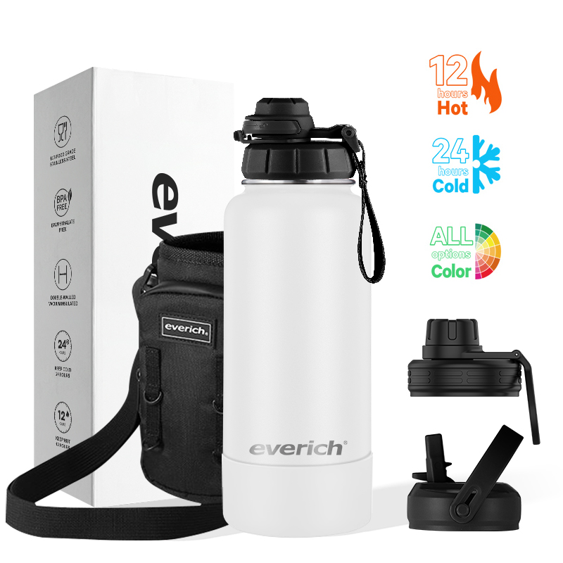 32oz Hot Sale Stainless Steel Vacuum Water Bottles Different Drinking Thermos with Lock Lid Eco-friendly Flask