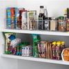 Hot Selling Transparent Plastic Pet Kitchen Stackable Storage Box Bins Container Set Refrigerator Drawer Fridge Organizer