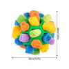 Dog Sniffing Ball Puzzle Interactive Toy Portable Pet Snuffle Ball Encourage Training Educational Pet Slow Feeder Dispensing Toy