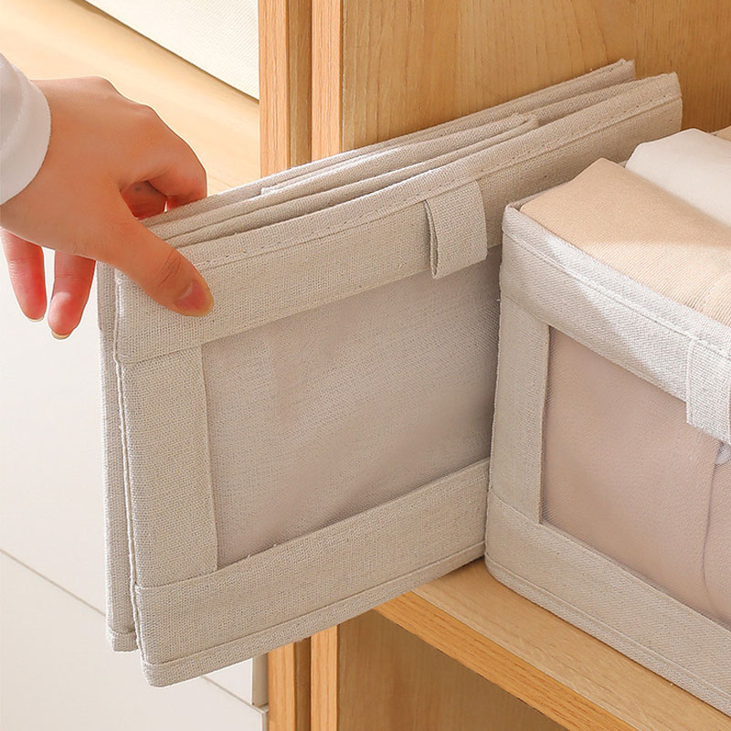 Visible Wardrobe Storage Organizers Cabinet Drawer Clothes Storage Box for T-Shirts Jeans Underwear Pants Organizer Box