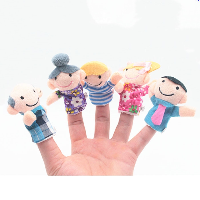 Wholesale Family Finger Puppet Custom Finger Puppets And Promotional Handmade Plush Animal Finger