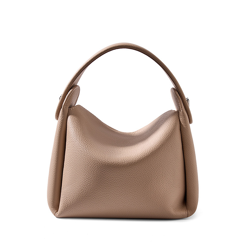 New Top Layer Cowhide Versatile Soft Cigarette Box Bag, Women's Niche High-end Handbag, Single Shoulder Inclined Shoulder Bag