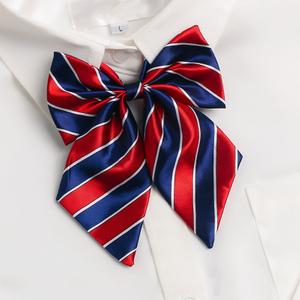 Women Bowtie Multicolor Striped Bow Ties Bow Tie JK Style Butterfly Neck Wear Collar Elegant Style Bow Professional Bowtie