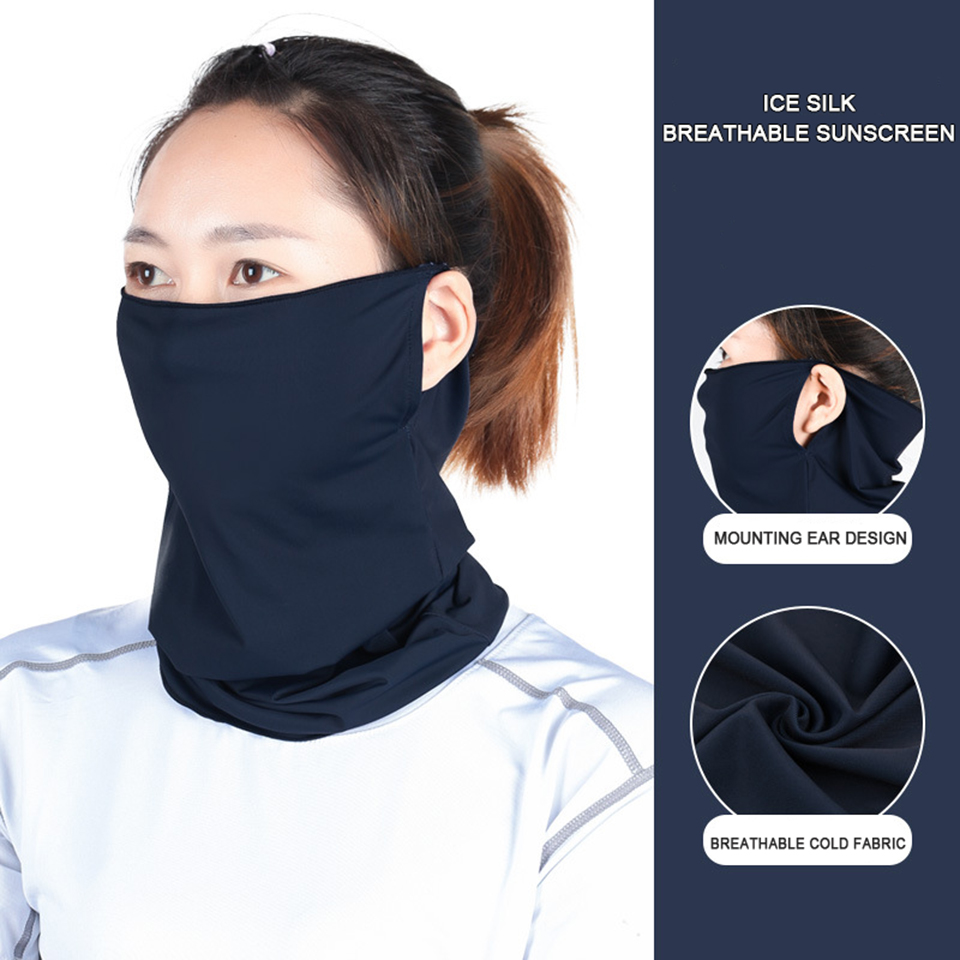 Men Women's Headband Magic Scarf Outdoor Sports Bicycle Riding Headband Bike Cycling Neck Tube Warmer Bandanas Face Mask