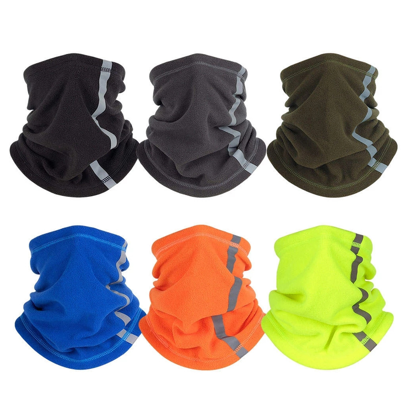 Reflective Cool Cycling Bandana Neck Warmer Sports Scarf Bike Bicycle MTB Headwear for Men Women Half Face Scarf