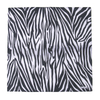 NEW Cotton Black And White Zebra Pattern Hip Hop Bandana Men Women Outdoor Hair Band Wrist Wraps Scarves Christmas Gift