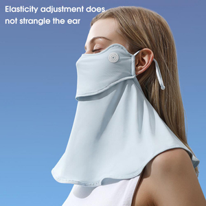 Cycling Bandana Sun Protection Earloop Design Balaclava Scarf Men Women Cycling Scarf Dustproof Outdoor Fishing Scarf Headwear