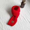 Children Winter Warm Scarf Fashion Boys Girls Knitting Wool Neck Warmer Wrap Outdoor Kids Soft Neck Cover Windproof Protection