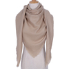 Fashionable Solid Color Scarf Triangular Shawl Women's Cashmere Winter Outdoor Warmth Headscarf Hijab Foulard
