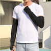 Sun-protective Sleeves Arm Cuff Cover Anti-UV Ice Silk Outdoors Travel Supplies Cycling Driving Sports Men Women's Arm Sleeves