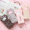 1 Piece Kawaii Cute Cartoon Cat Paw Pen Pencil Bag School Office Supplies Stationery Makeup Pouch Cosmetics Case