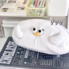 Large Capacity Plush Pencil Case Cute Cartoon Seagull Pencil Bag Plush Animal Kawaii Stationery Storage Bag Boy Girl