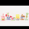 6pcs SpongeBob SquarePants Figure Bob Crab Boss Patrick Star Action Figures Patrick Star Anime Figurines Children Toys