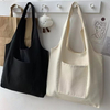 Women Shopping Shoulder Bag Ladies Reusable Eco Foldable Supermarket Handbag Street Style Student Aesthetic Storage Canvas Bags