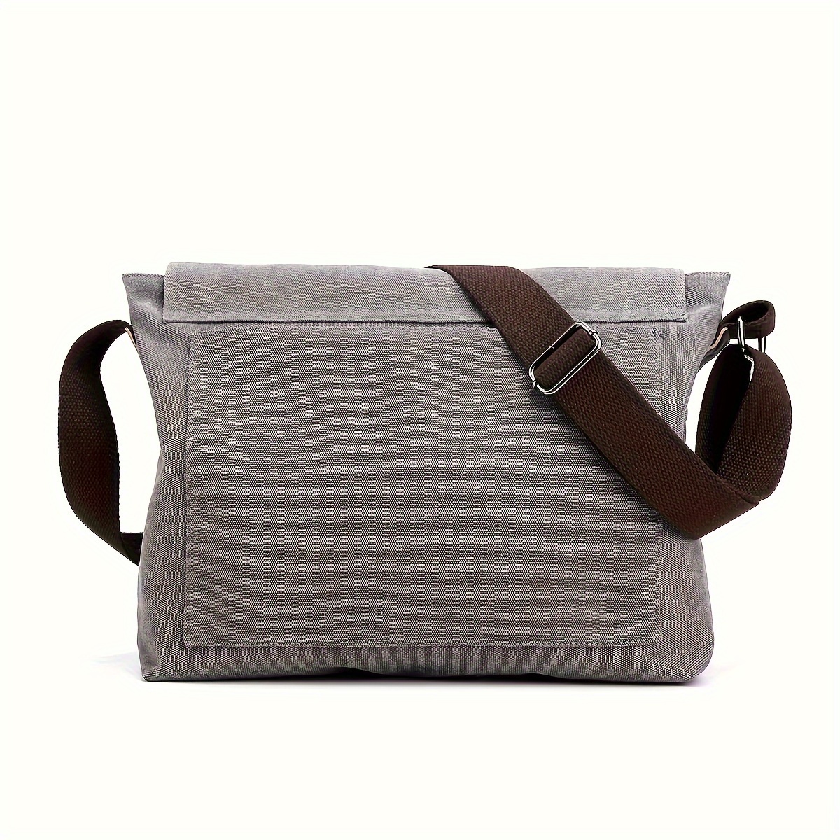 Classic Canvas Messenger Bag Japanese Style Workwear Casual Men's Crossbody Bag Retro Small Shoulder Bag Men's Trendy