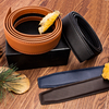 Leather Belt Automatic Genuine Leather Fashion Belts Ratchet Luxury Belts Men's Trouser Belt Belt for Men Ремень