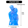 1PC Natural Crystal Stone Embrace Couple Obsidian Carving Home Decor Desktop Ornament Valentine Craftwork Gift