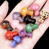 Wholesale Mushroom Ornament Natural Stone Crystal Healing Mineral Polished Gemstone Crafts Home Meditation Decoration 15x20mm