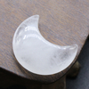 Moon Shaped Statue Natural Crystal Stone Colorfull Mascot Meditation Healing Reiki Gemstone Gift Collection Home Decoration 30MM