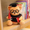 23cm New Cute Dr. Bear Plush Toy Stuffed Soft Kawaii Teddy Bear Animal Dolls Graduation Birthday Gifts For Kids Children Girls