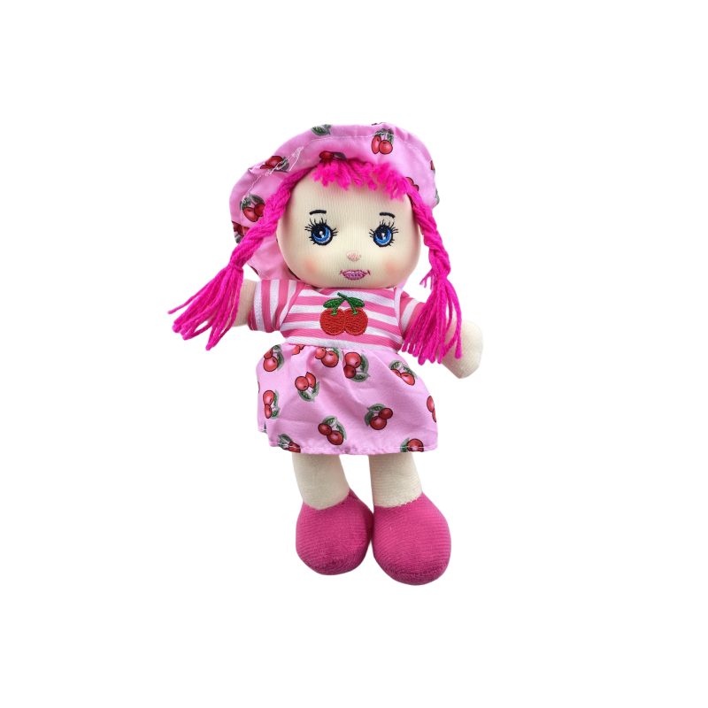 25cm Cartoon Kawaii Fruit Skirt Hat Rag Dolls Soft Cute Cloth Stuffed Toys for Baby Pretend Play Girls Birthday Christmas Gifts