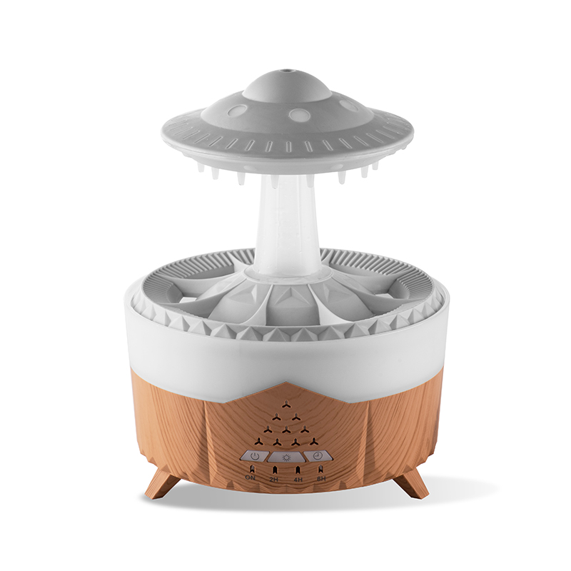 Customized Home Essential Oil Ultrasonic UFO Air Rain Cloud Water Drop Aroma Diffuser Humidifier With Remote Control