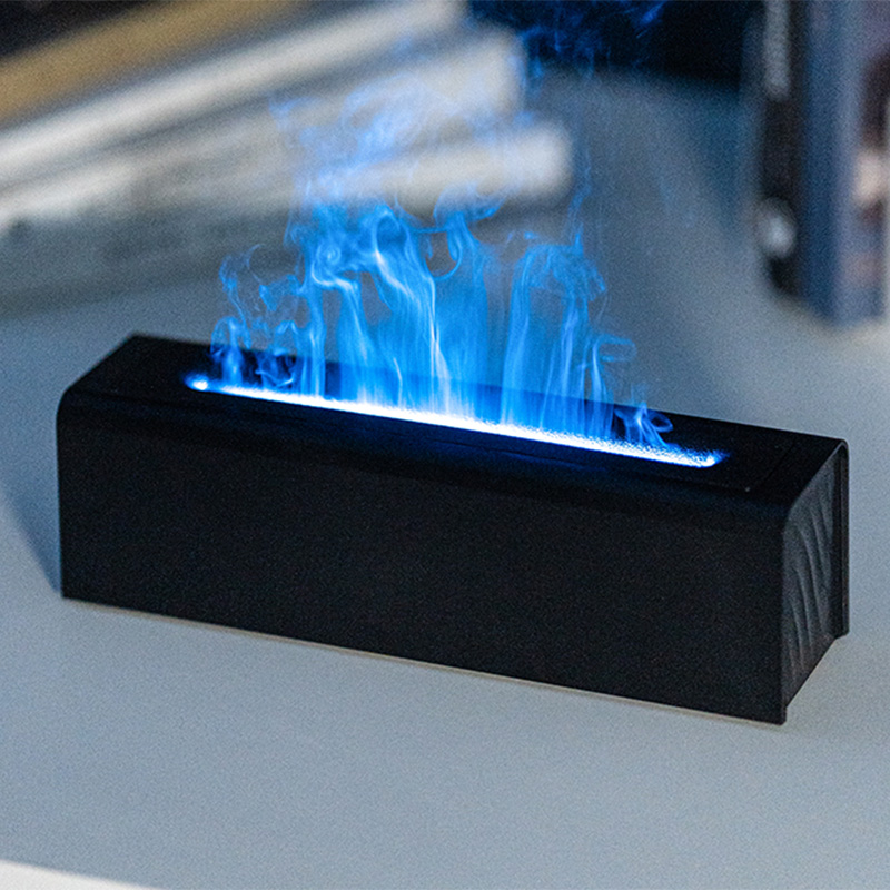 Customized Room Direct Sale Air Essential Oil Ultrasonic Fire Flame Aroma Diffuser Humidifier