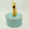 Ceramic Jewelry Box Girl Heart Earrings Storage Box Ring Jewelry Cans Small Luxury Desktop Finishing Box