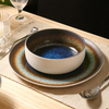 New Round Large Serving Hotel Colored Glazed Ceramic Soup Bowls Custom Special Italian Bowl Salad Bowl