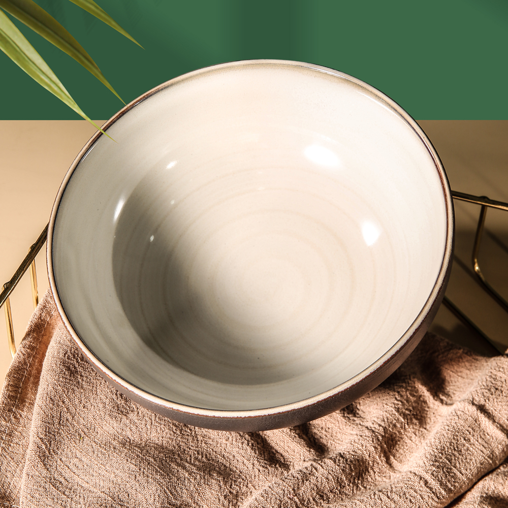 Wholesale Creative Japanese Glaze Ceramic Porcelain Soup Pasta Bowls Food Serving Ceramic Bowl