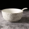Factory Direct Wholesale Japanese Design Matte Cheap Big Under Glazed Bowls Ceramic Salad Bowl