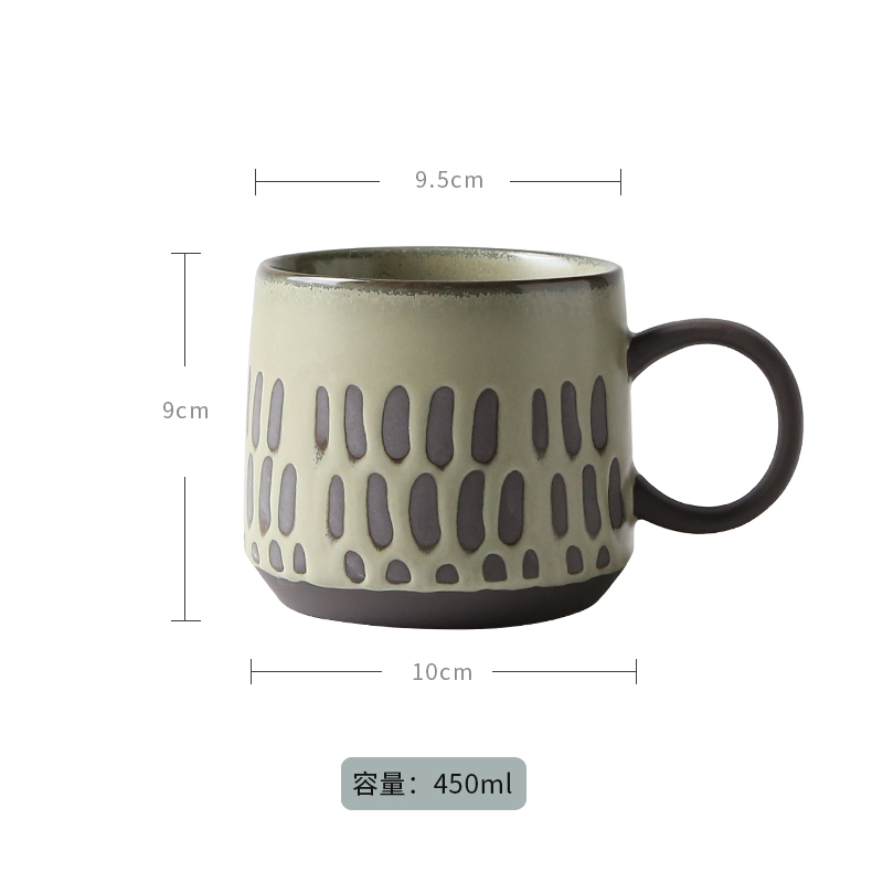 Eco Friendly Unique Design Japanese Style Vintage Round Ceramic Dinner Plates Sets Dinnerware Sets for Restaurant Home