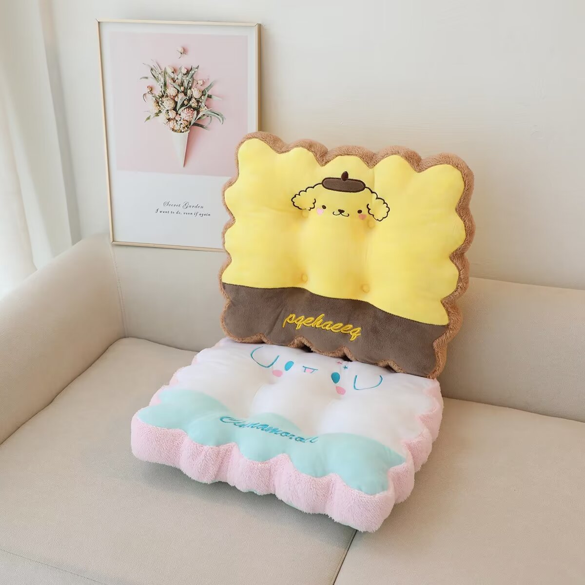 Chair Cushion Square Petal Shaped Gifts For Girl