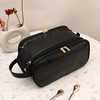 Waterproof PU Multifunctional Cosmetic Bag Large Capacity Portable Travel Makeup Bag Men Business Portable Toiletry Storage Bag