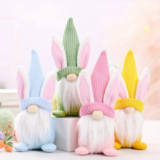 Easter Bunny Faceless Elderly Elf Doll Ornament Cross Border Dwarf Doll Home Decoration Supplies