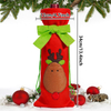 Christmas Decoration Wine Bottle Cover Creative Bow Tie Red Wine Set Restaurant Desktop Decoration Wine Accessories