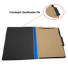 ODM Printed A4 Metal Clip File Clip Board Clipfolio File Folder with Perforation Notepad Clipboard