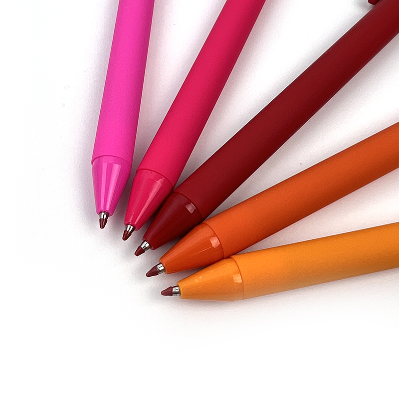 Ballpoint Pen with Logo Multicolor Macaron Promotion Plastic Gel Ink Pen Custom Logo For Gift