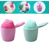 Cute Cartoon Baby Bath Caps Toddle Shampoo Cup Children Bathing Bailer Infant Shower Spoons Child Washing Hair Cup Kid Bath Tool