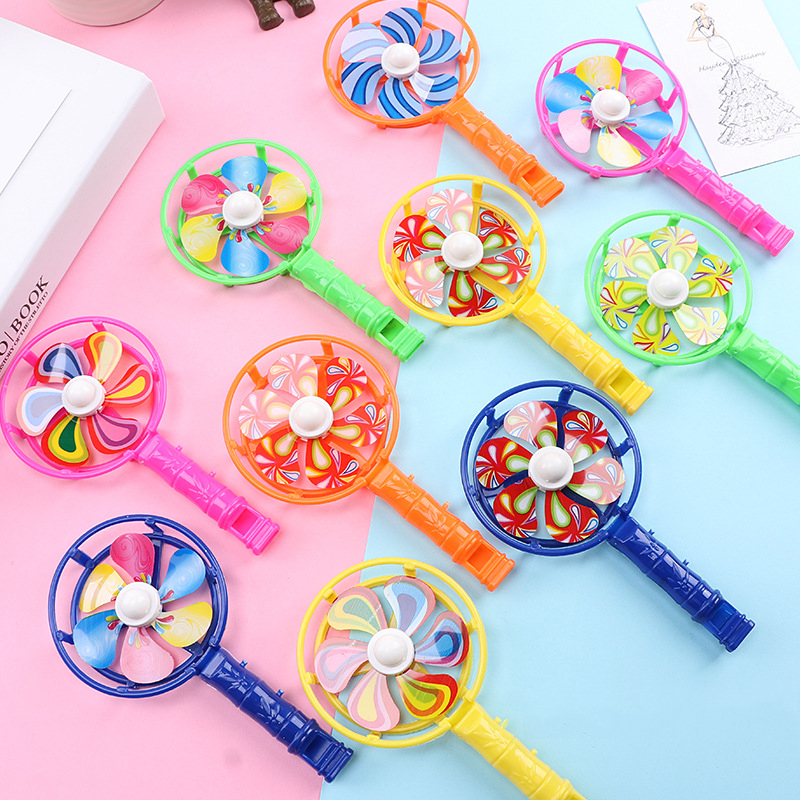 10-50 Pcs Kids Whistle Windmill Toy Pinata Stuffing Carnival Prizes Boys Girls Birthday Gifts School Party Favors Bulk Toys Gift