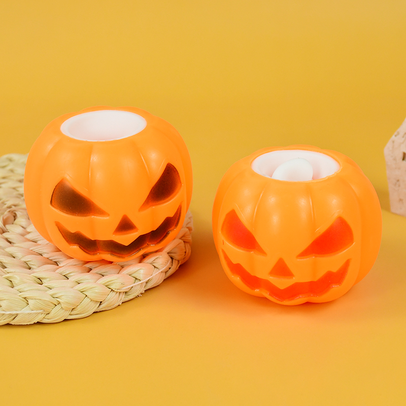 3/1Pcs Halloween Pumpkin Ghost Squeeze Pinch Toy Kids Favors Halloween Party Supplies Stress Relief Fidget Toys Birthday Gifts