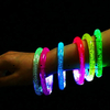 10/200Pcs Kids Adult Party Supplies LED Light Up Bracelet Toys Birthday Wedding Guest Gifts Halloween Christmas Bar Party Favors
