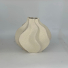 White Stone Rock Shape Ceramic Porcelain Vases for Wedding Center Piece Flower Vase Home Decor