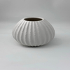 Minimalist Frosted Ceramic Vase Nordic Spiral Art, Elegant Table Centerpiece for Living Room