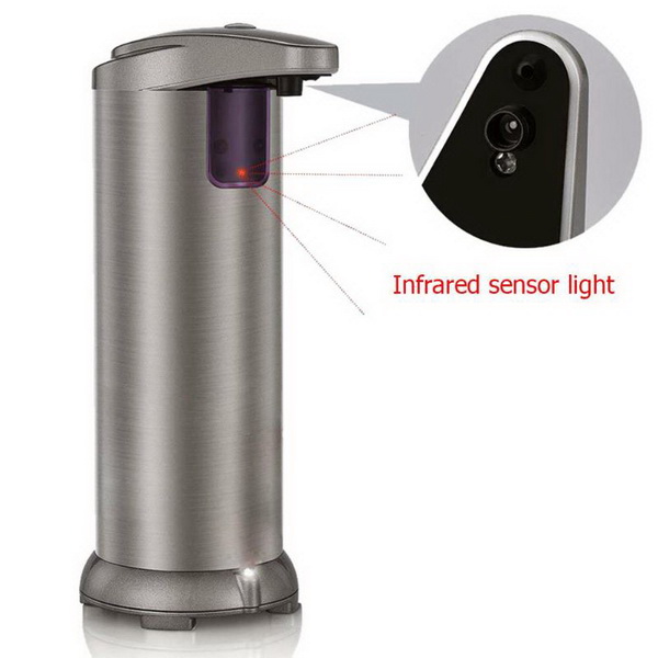 Smart Sensor Touchless Automatic Liquid Soap Dispenser Electroplated Sanitizer Dispensador 