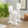 Modern Simple Candlestick Retro Resin Candle Holder Ornament for Home 