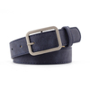 Fashion Square Pin Buckles Belts Women Silver Buckle Leather Belts